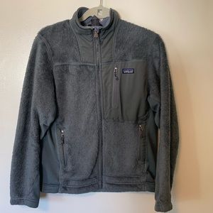 PERFECT CONDITION Grey Fuzzy Patagonia Zip-Up